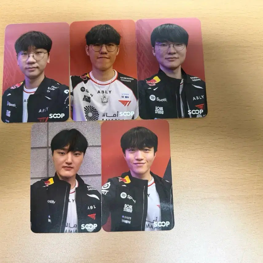 [BUNJANG] SOOP x T1 Collaboration Photocard Set / SOOP x T1 콜라보 포토카드 5종 세트