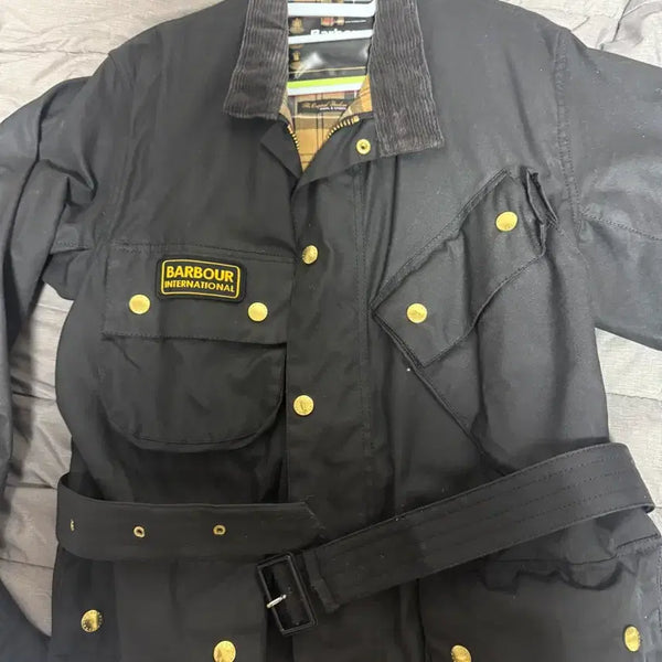[BUNJANG] Barbour International Size 38 Waxed Jacket / 바버 인터네셔널 38사이즈 a급