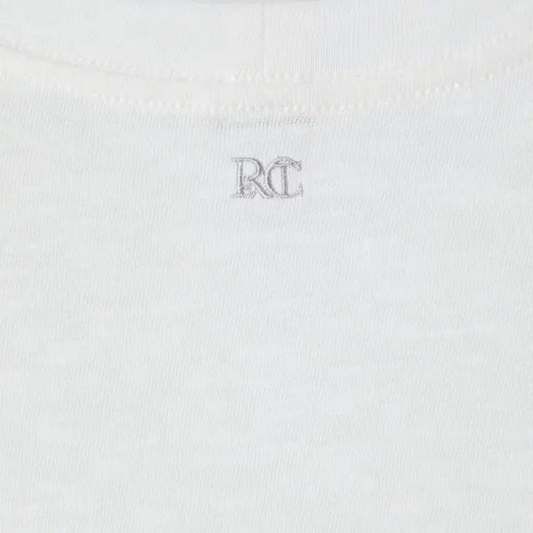 [BUNJANG] RECTO RC Logo Slub T-shirt White L / 렉토 RC 로고 슬럽 티셔츠 화이트 L