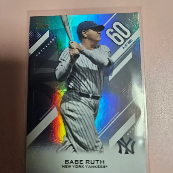 [BUNJANG] Yankees Babe Ruth 2026 Topps Crooked Numbers Card / 양키스)베이브 루스 2026 탑스 Crooked Numbers