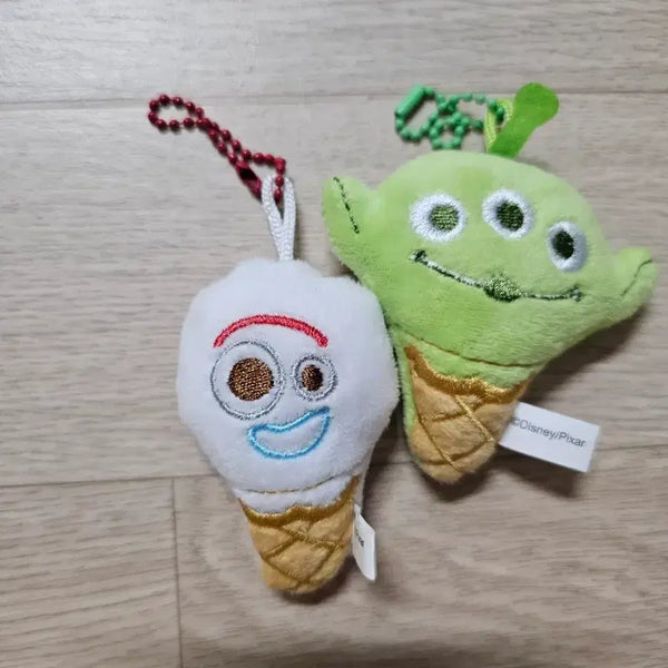 [BUNJANG] Daiso Toy Story Ice Cream Keychain Bundle Set (Forky, Alien, Lotso, Potato) / (일괄) 다이소 토이스토리 아이스크림 키링 포키 알린 랏소 포테이토