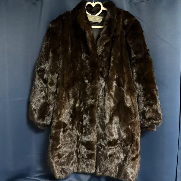 [BUNJANG] Saga Royal Mink Fur Coat / 사가 로얄 모피코트 밍크코트