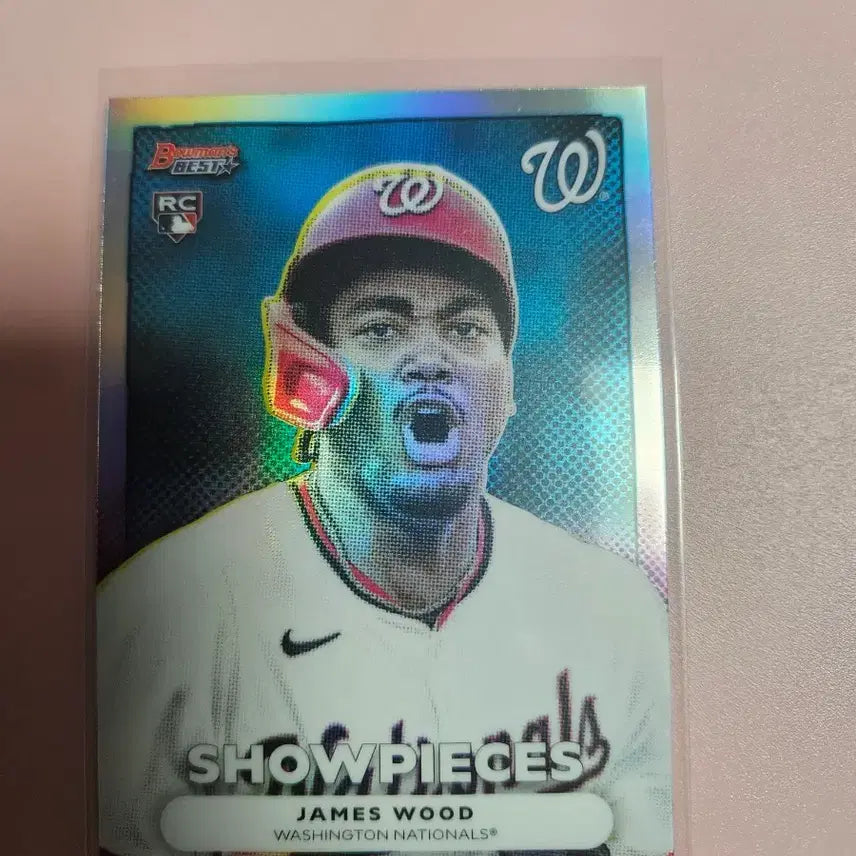 [BUNJANG] James Wood 2025 Bowman Best Showpieces Rookie Card / 워싱턴)제임스 우드 2025 바우만베스트 Showpieces 루키 카드
