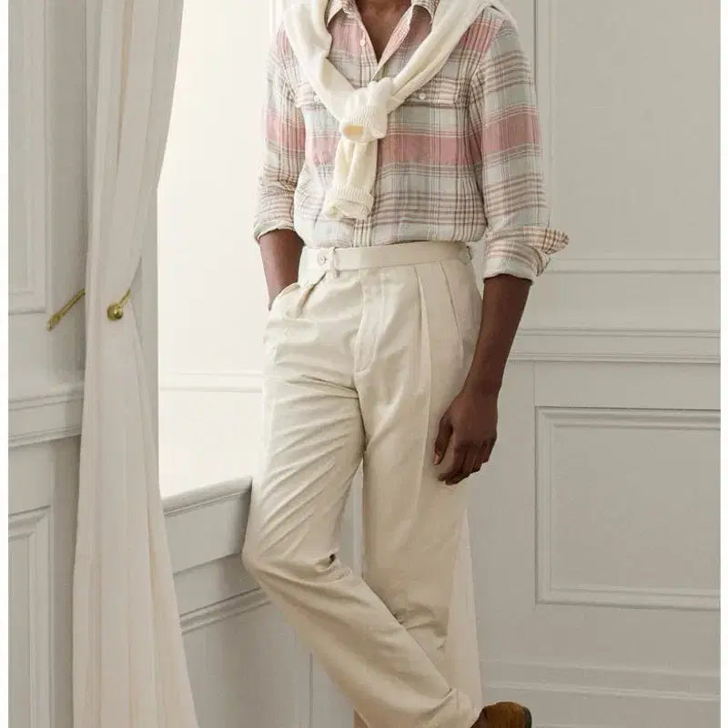 [BUNJANG] Ralph Lauren Purple Label Linen Shirt / 랄프로렌퍼플라벨 린넨셔츠