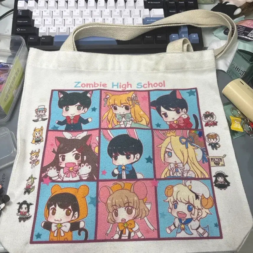 [BUNJANG] Zombie High Unofficial Eco Bag / 좀비고 비공식 에코백