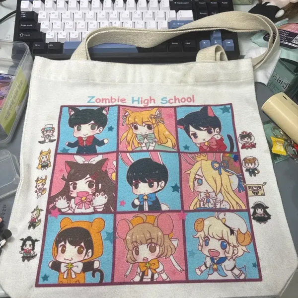 [BUNJANG] Zombie High Unofficial Eco Bag / 좀비고 비공식 에코백