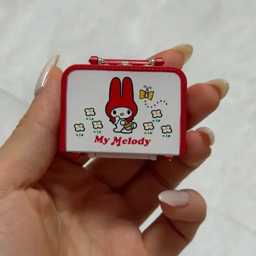 [BUNJANG] Sanrio My Melody Mini Luggage Trunk Gacha / 산리오 마이멜로디 미니 캐리어 트렁크 가챠
