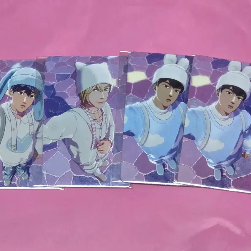 [BUNJANG] Plaebu Shib Cafe Ppuyu Lucky Draw Photocard Bundle Set (Yejun, Noah, Hamin) / 일괄) 플레이브 십카페 뿌우 럭드 포카 예준노아하민