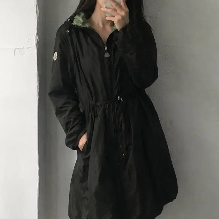 [BUNJANG] Moncler Ombre Hooded Nylon Jacket / 몽클레어 몽클레르 여성 옴브레 후드 나일론