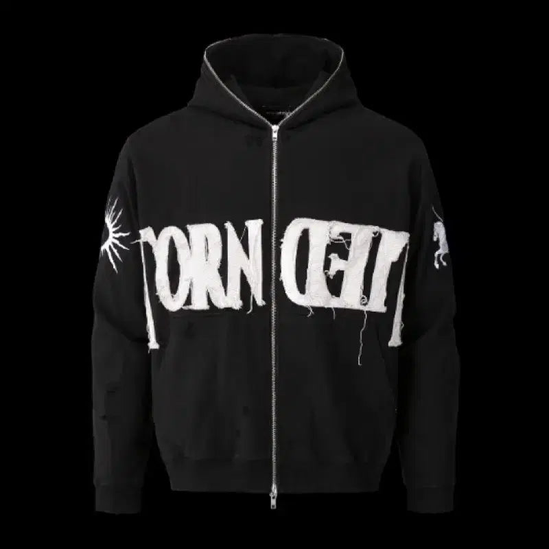 [BUNJANG] Tornortied Full Zip Hoodie 3 / tornortied full zip hoodie 3
