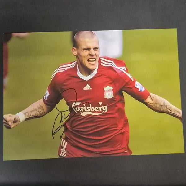 [BUNJANG] Liverpool Martin Škrtel Signed A4 Photo / 리버풀 슈크르텔 싸인포토 a4