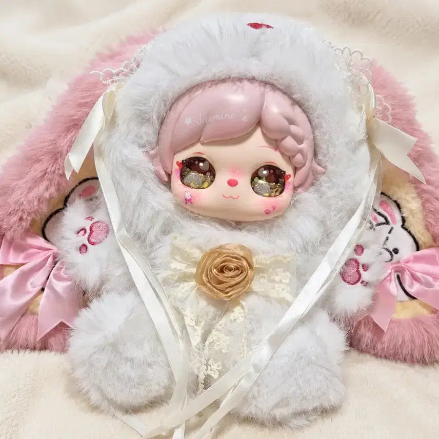 [BUNJANG] Pixie Joy Confession Bunny 600% Doll (White Pink) / 픽시조이 고백토끼 600% 인형 (화이트핑크)