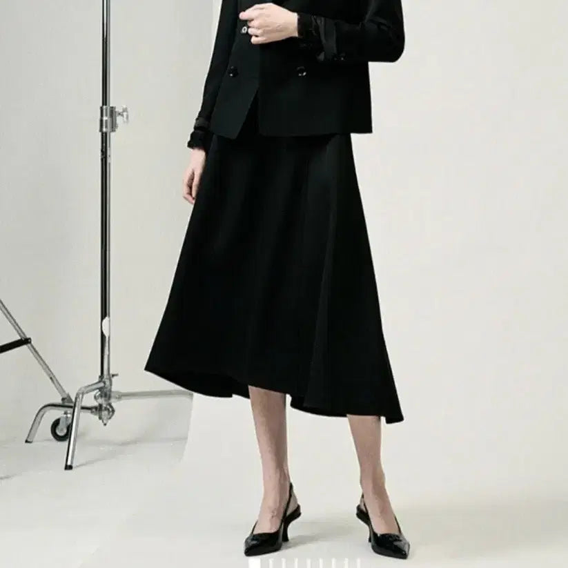 [BUNJANG] TIME (by Handsome) Black Skirt (Size 55) / 한섬 타임 스커트 55