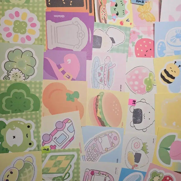 [BUNJANG] Assorted Korean Style Sticker Bundle / 지옥상점,핑루등 모조지 스티커 나눔합니다