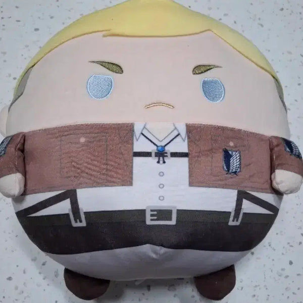 [BUNJANG] Attack on Titan Erwin Smith Plush Doll / 진격의 거인 엘빈스미스 인형판매