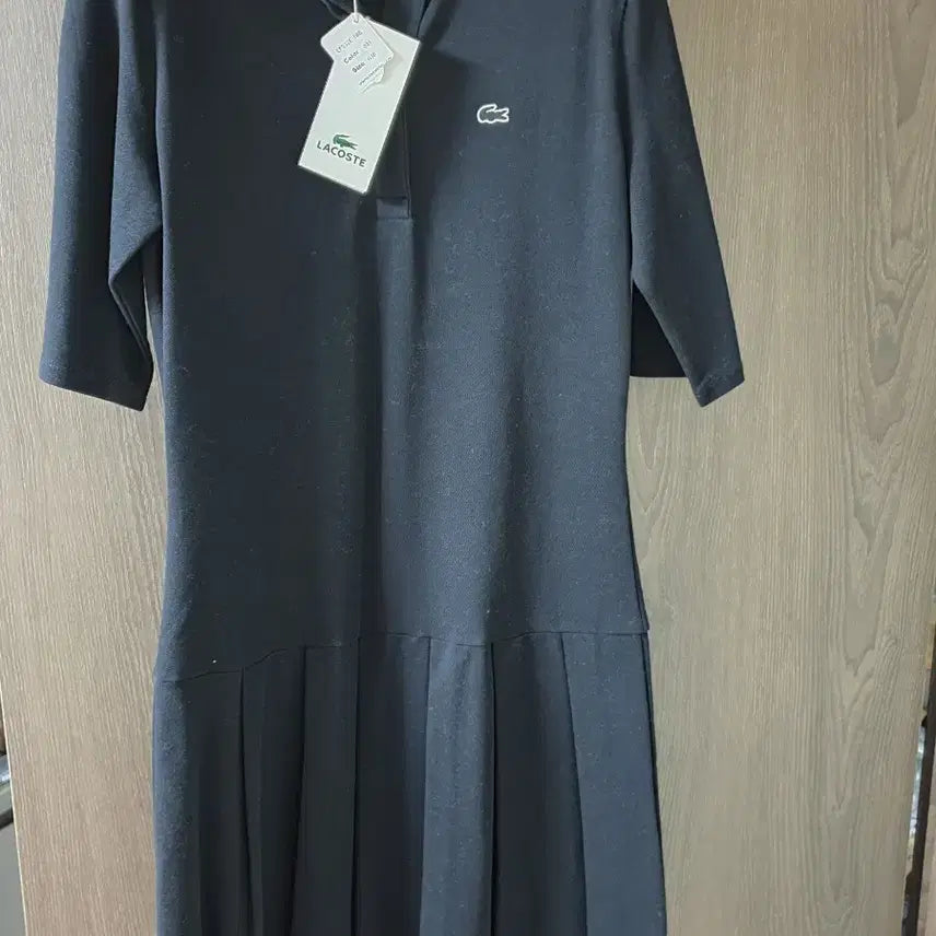 [BUNJANG] Lacoste Black Flare Dress / 라코스테 블랙 플레어 원피스