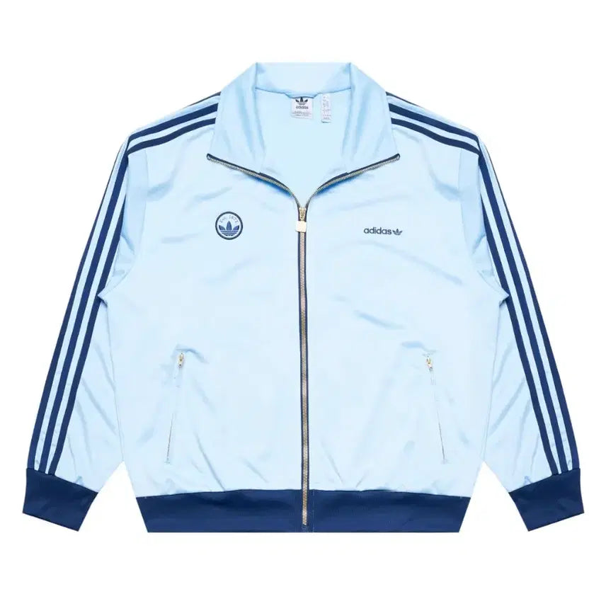 [BUNJANG] Adidas Firebird Badge Track Top Jersey / 하늘 아디다스 파이어버드 배지 트랙 탑 저지 져지 퓨마 아베크롬비