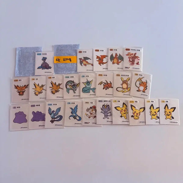 [BUNJANG] Pokemon Stickers / 포켓몬 띠부씰 판매