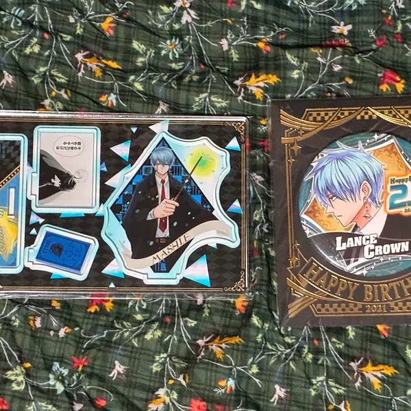 [BUNJANG] Mashle Lance Crown Birthday Diorama and Can Badge Set / 마슐 랜스 크라운 생일 디오라마, 캔뱃지 세트