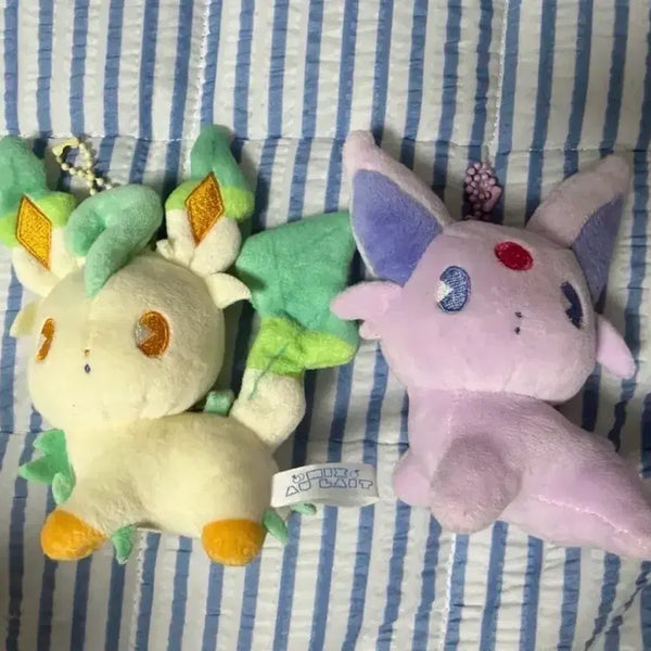 [BUNJANG] Pokémon Saiko Soda Eievui's Mascot Leafeon & Espeon / 포켓몬 사이코소다 후르츠밀크 믹스오레 이브이즈 마스코트 리피아&에브이