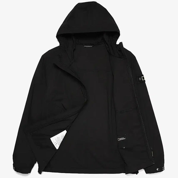[BUNJANG] National Geographic Windbreaker Jacket XL (110) Black / 내셔널지오그래픽 바람막이 자켓 XL(110) 내셔널 바람막이 점퍼