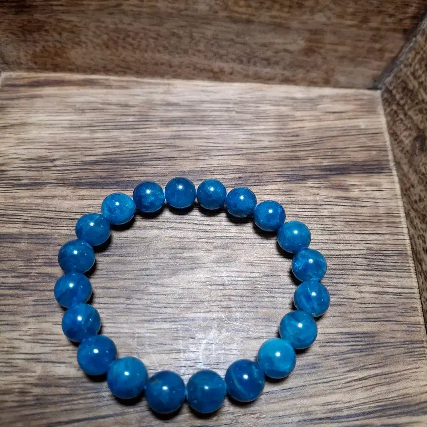 [BUNJANG] Apatite Natural Stone Bracelet / 야파타이트 천연석 팔찌