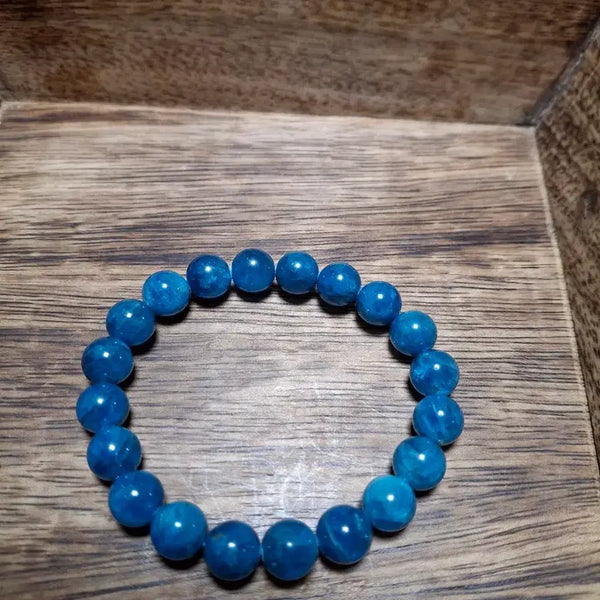 [BUNJANG] Apatite Natural Stone Bracelet / 야파타이트 천연석 팔찌