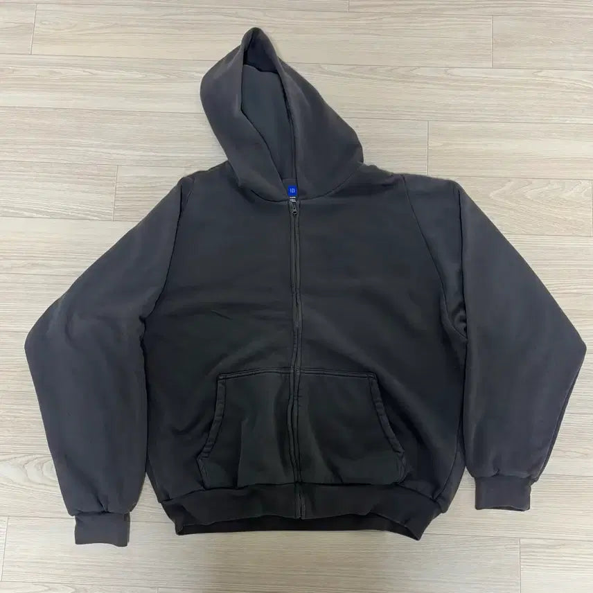 [BUNJANG] YZY Zip-Up Hoodie Dark Grey / 이지 YZY 집업 후드 다크 그레이