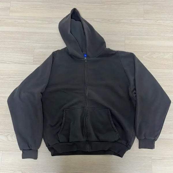 [BUNJANG] YZY Zip-Up Hoodie Dark Grey / 이지 YZY 집업 후드 다크 그레이