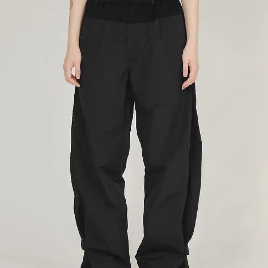 [BUNJANG] Flareup Nylon Wide Pants / 플레어업 나일론 와이드 팬츠