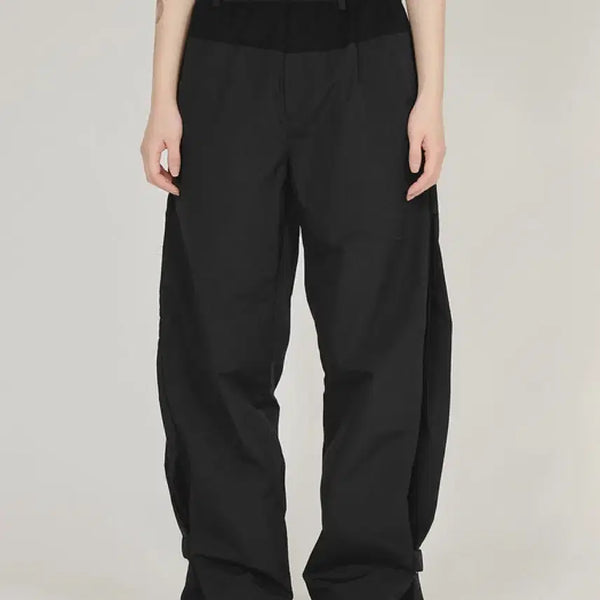[BUNJANG] Flareup Nylon Wide Pants / 플레어업 나일론 와이드 팬츠
