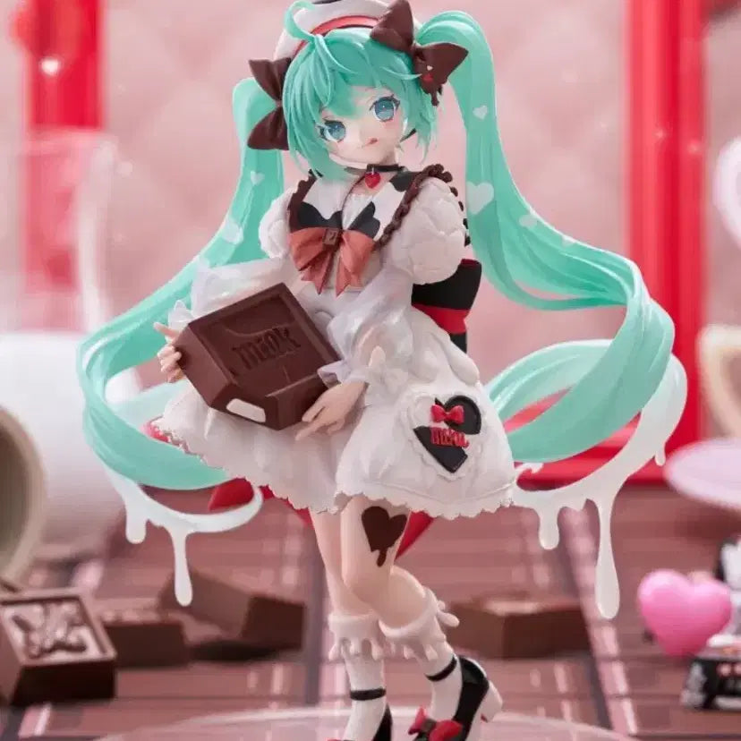 [BUNJANG] Hatsune Miku Chocolate Mint Figure (Opened) / 하츠네 미쿠 초콜릿 밀크 피규어 개봉