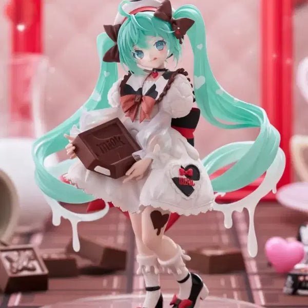 [BUNJANG] Hatsune Miku Chocolate Mint Figure (Opened) / 하츠네 미쿠 초콜릿 밀크 피규어 개봉