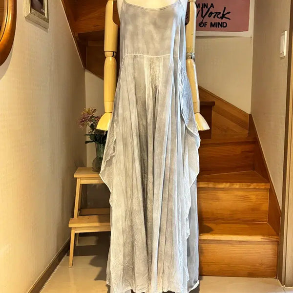 [BUNJANG] Gray Long Dress / 그레이 롱