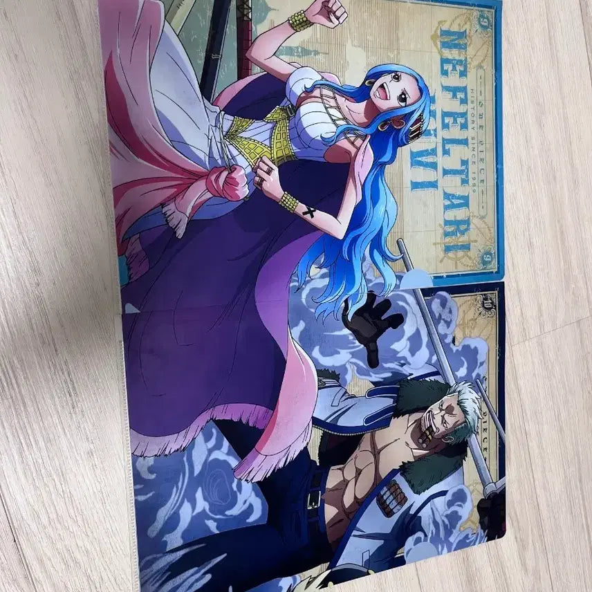 [BUNJANG] One Piece Vivi & Smoker File Set / 원피스 비비 & 스모커 파일