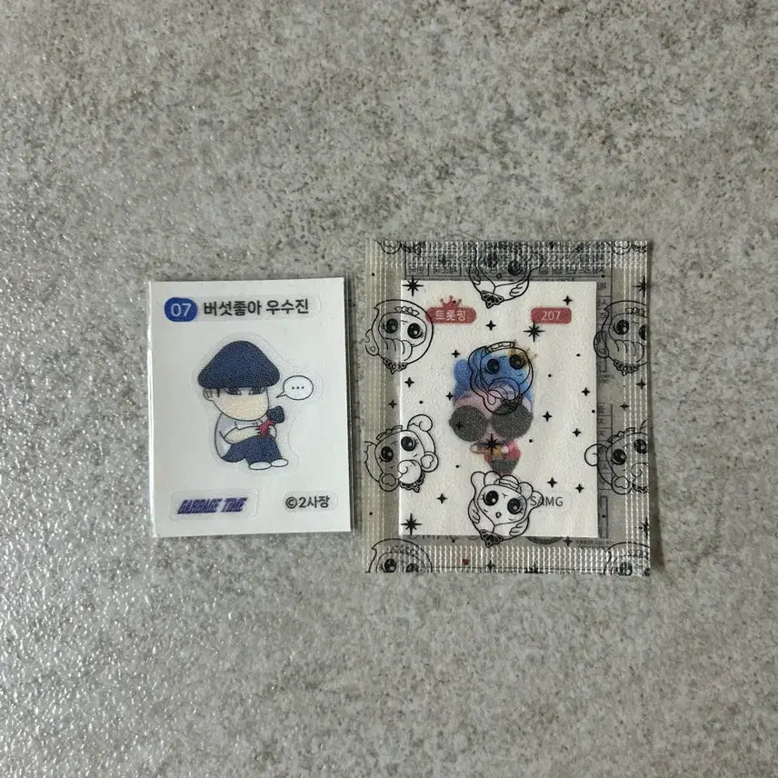 [BUNJANG] Catch Teaping Trotping Hachupeang Garbage Time Gapta Woo Sujin Sticker Bundle Set / 캐치 피니핑 트롯핑 하츄핑 가비지타임 갑타 우수진 띠부실 스티커 판매