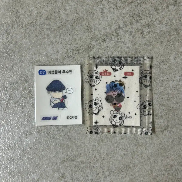 [BUNJANG] Catch Teaping Trotping Hachupeang Garbage Time Gapta Woo Sujin Sticker Bundle Set / 캐치 피니핑 트롯핑 하츄핑 가비지타임 갑타 우수진 띠부실 스티커 판매