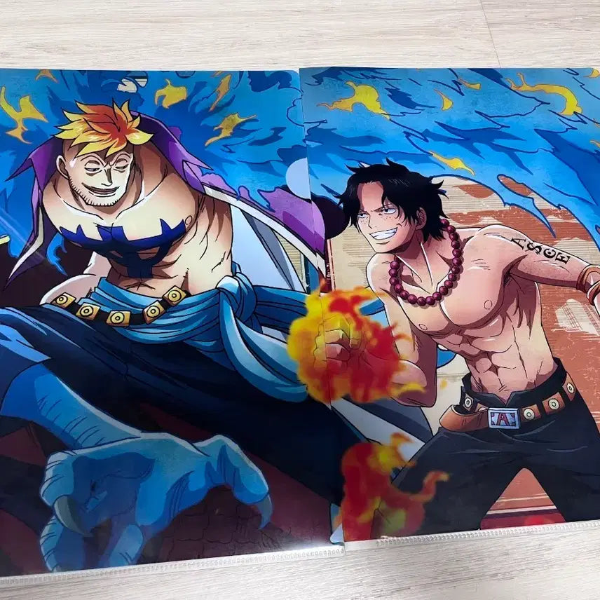 [BUNJANG] One Piece Ace Marco File Set / 원피스 에이스 마르코 파일