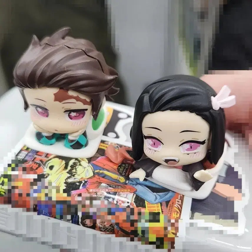 [BUNJANG] Tanjiro & Nezuko Demon Slayer Figure Set / 탄지로 네즈코 피규어