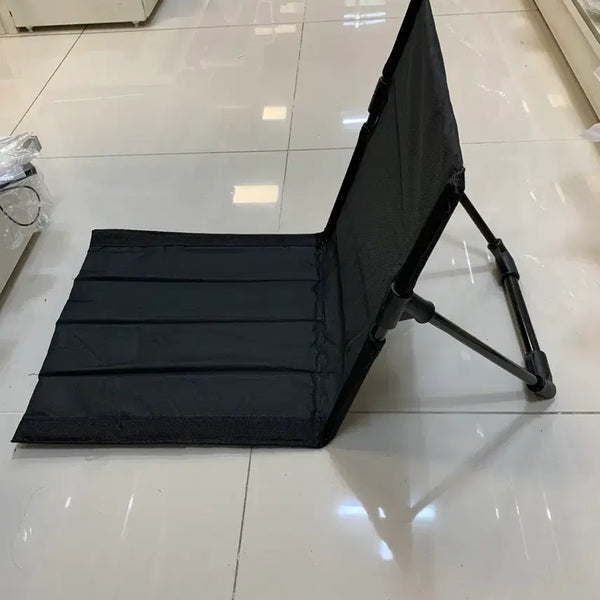 [BUNJANG] Black Folding Camping Floor Chair / 블랙 접이식 캠핑 좌식 의자