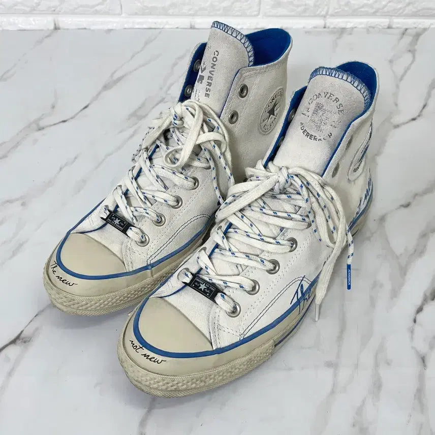 [BUNJANG] Ader Error x Converse Chuck 70 High Collaboration Sneakers (Ivory, Suede/Canvas/Rubber, Size 280) / [280] 컨버스 아더에러 척70 하이 콜라보 스니커즈