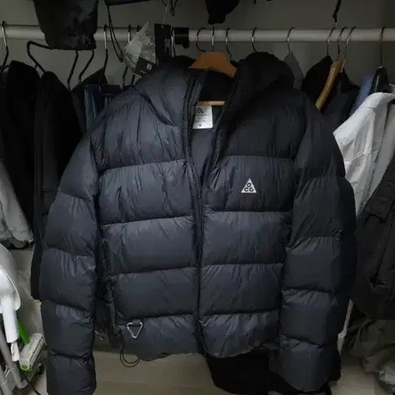 [BUNJANG] Nike Lunarlake ACG Short Puffer Jacket Black M / 나이키 루나레이크 ACG 숏패딩 블랙 M