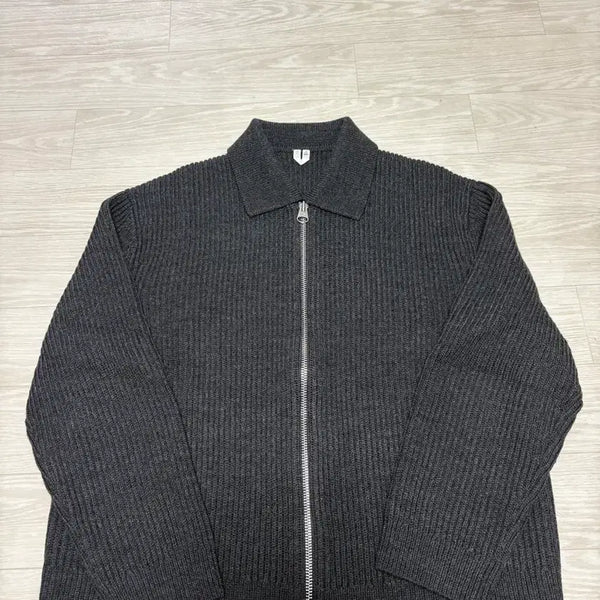[BUNJANG] ARKET Wool Two-Way Zip-Up Cardigan / [L] 아르켓 울 투웨이 집업 가디건