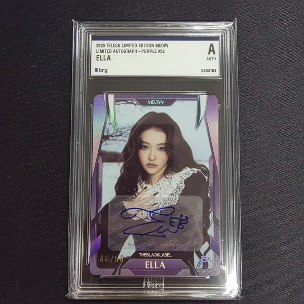 [BUNJANG] Teru Teru Bozu Miyao Ella Limited Edition Graded Card / 2026 테레카 리미티드 에디션 미야오 엘라 사인 50한정 등급 카드