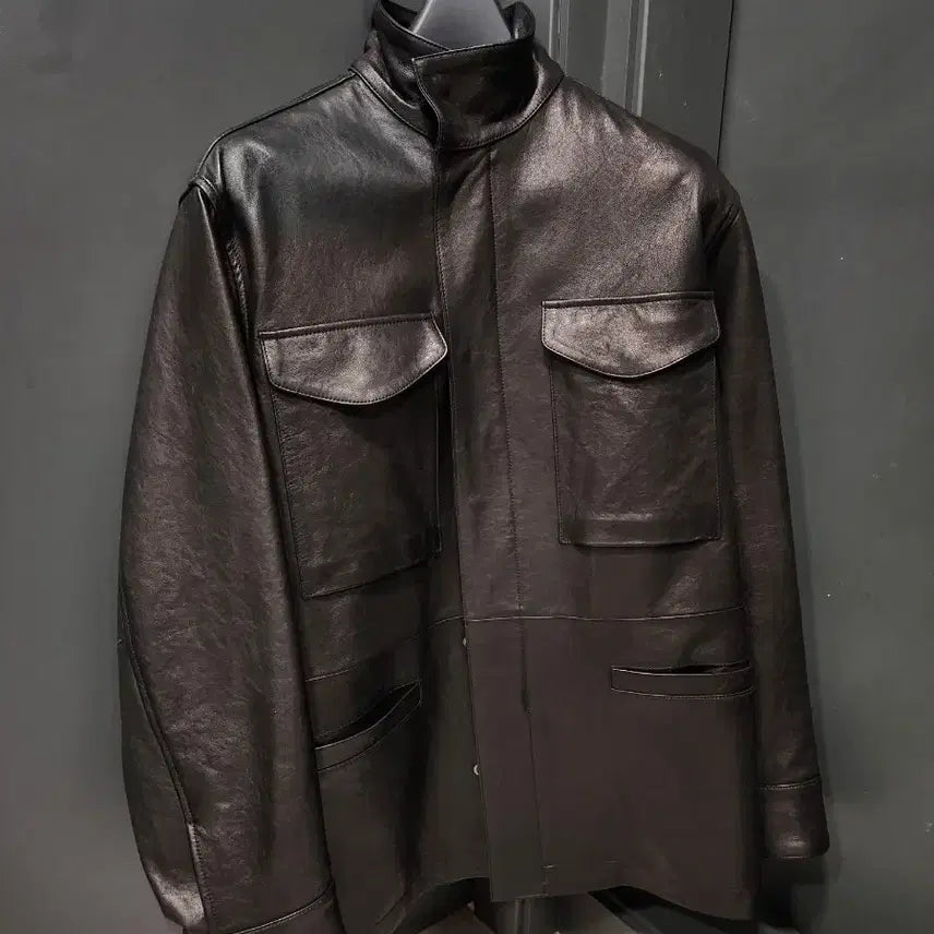 [BUNJANG] Sustain Leather Field Jacket Size 1 / 서스테인 레더 필드자켓 1사이즈