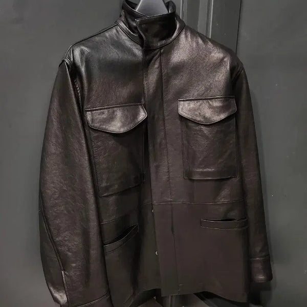 [BUNJANG] Sustain Leather Field Jacket Size 1 / 서스테인 레더 필드자켓 1사이즈