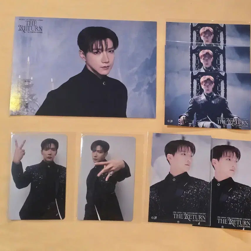 [BUNJANG] Jun. K Tokyo Dome 'The Return' Uchiwa Set Rare Trading Card / 준K 도쿄돔 더리턴 우치와세트 레어 트레카 쿠지