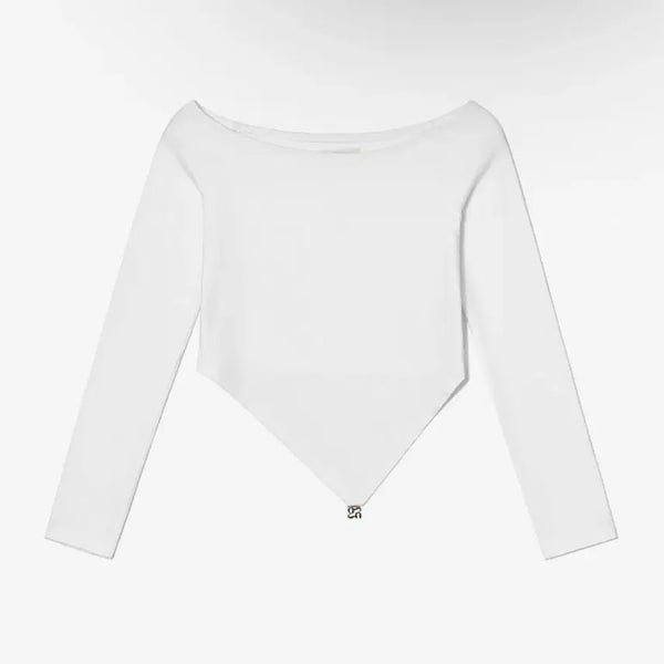[BUNJANG] Glowny V-Cut Long Sleeve / 글로니 브이컷 롱 슬리브