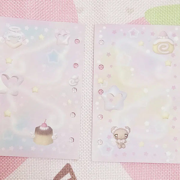 [BUNJANG] Angel Pudding Diary Inserts (M5/A7) - 6 Sheets / [띵] 해외작가_(M5/A7) 엔젤푸딩 속지 6장 /다꾸 문구 소분