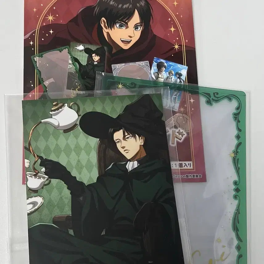 [BUNJANG] Attack on Titan Shingeki no Kyojin Ensky Case Bromide Levi / 진격의 거인 진격거 엔스카이 케이스 브로마이드 리바이